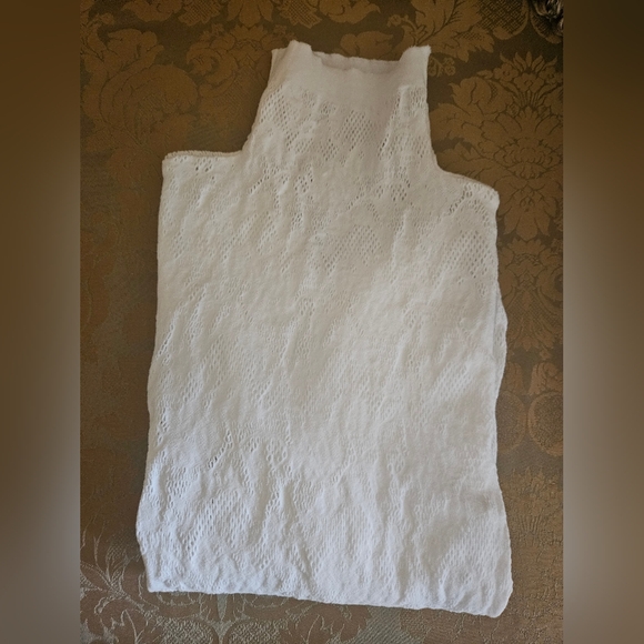 NWOT Out From Under Urban Outfitters See Through Knit Long Sleeve White Top - Picture 15 of 15